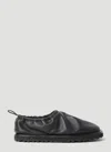 Dries Van Noten Men Drawstring Slipper Shoes In Black