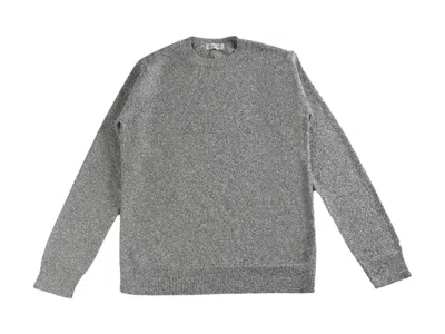 Pre-owned Dries Van Noten Men's  Metallic Sweater In Silver
