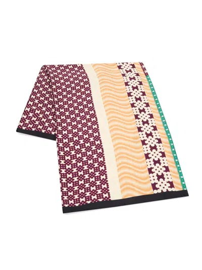 Dries Van Noten Men's Flora Geometric Scarf In Multi