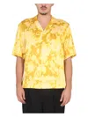 Dries Van Noten Men Floral Print Shirt In Yellow