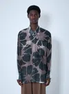 Dries Van Noten Men Floral Silk Shirt
