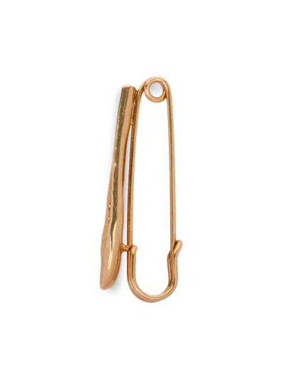 Dries Van Noten Men's Goldtone Safety Pin Brooch