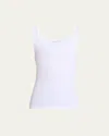 Dries Van Noten Men's Holly Ribbed Tank Top In White