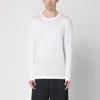 Dries Van Noten Long-sleeved Crewneck T-shirt In White