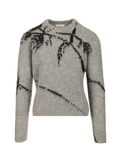 DRIES VAN NOTEN DRIES VAN NOTEN MEN MARTI SWEATER IN WOOL WITH JACQUARD PATTERN