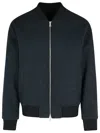 Dries Van Noten Volker Reversible Black Cotton Blend Jacket In Gray
