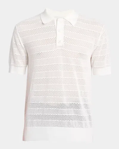 Dries Van Noten Mercy Short-sleeved Polo T-shirt In White