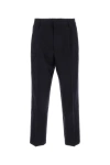 Dries Van Noten Penrud Pinstripe Pleated Wool Trousers In Blue