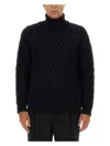 Dries Van Noten Mello Crewneck Jumper In Blue