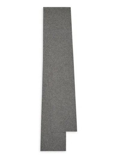 Dries Van Noten Men's Moyson Alpaca-wool Scarf In Gray