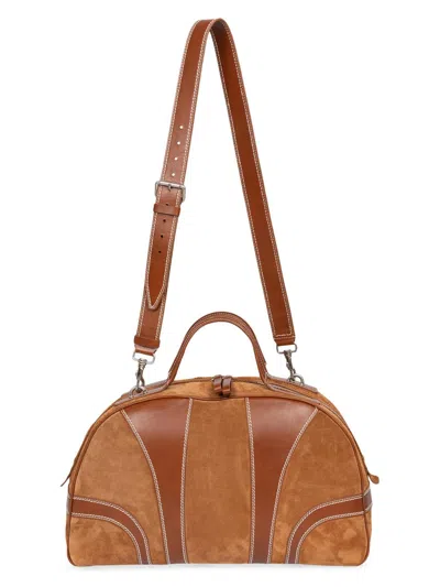 DRIES VAN NOTEN MEN'S PANELED SHOULDER BAG