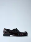 Dries Van Noten Men Patent Lace-up Shoes In Multi