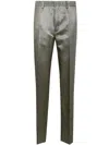 Dries Van Noten Patrino Suit Trousers In Silver