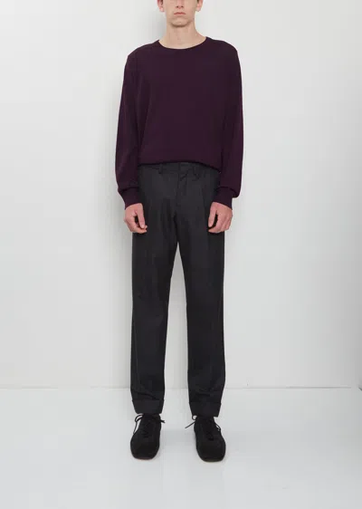 Dries Van Noten Men Philip Wool Pants In Gray