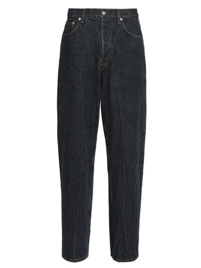 Dries Van Noten Men's Pine Five-pocket Jeans In Black Denim