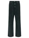 Dries Van Noten Wide-leg Denim Trousers Five Pocket Style In Multi