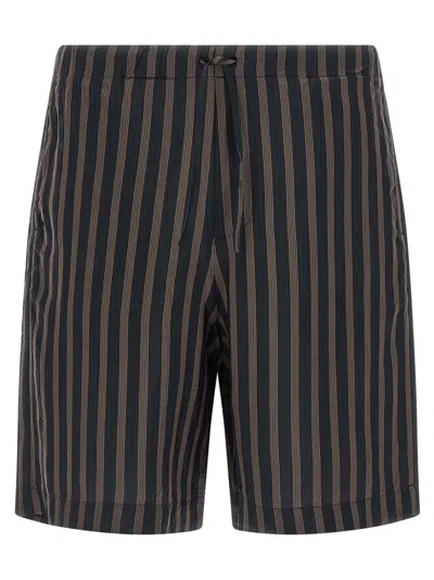 Dries Van Noten Piperi Bermuda Shorts Striped Pockets Design In Multi