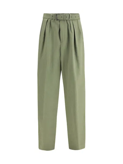 Dries Van Noten Men Preaches Pants In Green