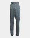 Dries Van Noten Men's Pynam Relaxed Cotton Pants In Raf