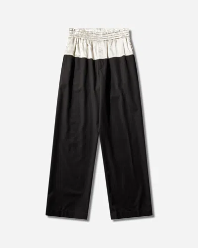 Dries Van Noten Men S Contrast Waist Pants In Black
