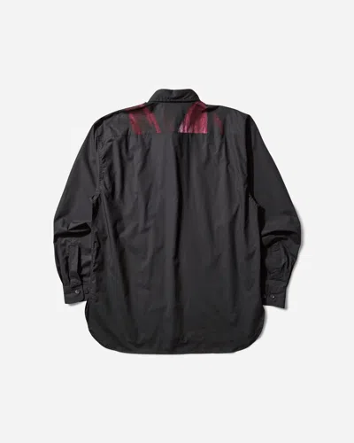 Dries Van Noten Men S Loose Cotton Shirt In Black