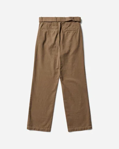 Dries Van Noten Men S Overdyed Sailor Pants Mud In Brown