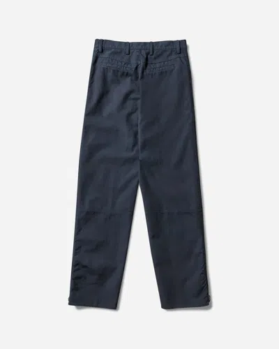 Dries Van Noten Men S Overdyed Zip Pants Navy In Blue