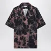 Dries Van Noten Floral Pattern Shirt With Chest Pockets And Short Sleeves