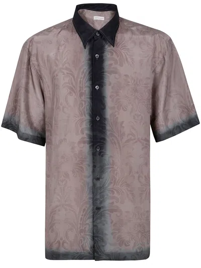 Dries Van Noten Men Short Sleeves Cassidye Shirt In Green