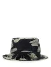Dries Van Noten Men Silk Bucket Hat In Black