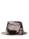Dries Van Noten Men Silk Bucket Hat In Black
