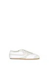 Dries Van Noten Leather Sneakers Low Profile Suede Panels Rubber Sole In Animal Print