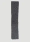 Dries Van Noten Men Soft Knit Scarf In Gray