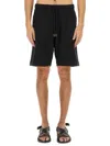 Dries Van Noten Men Sweatshirt Bermuda In Black