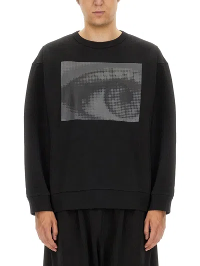 Dries Van Noten Men Sweatshirt With Print In Black