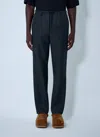 Dries Van Noten Men Tailored Wool Pants In Green