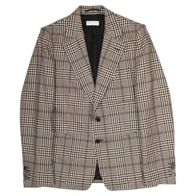 Pre-owned Dries Van Noten Men's Two-piece Suit It52 M/l Wool Cotton Multicolored In Gray