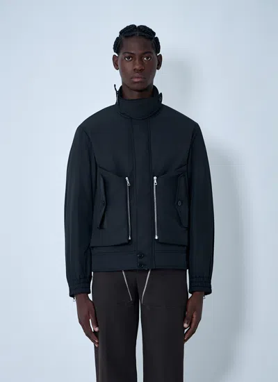 Dries Van Noten Men Venice Shell Jacket In Blue