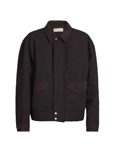 Dries Van Noten Men's Veperny Cotton Jacket In Brown