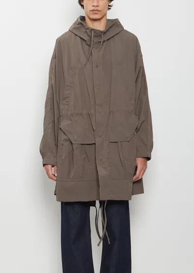 Dries Van Noten Men Voxer Nylon Parka In Brown