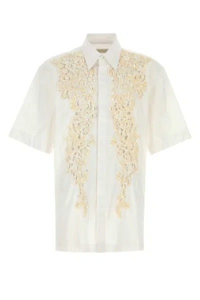 DRIES VAN NOTEN DRIES VAN NOTEN MEN WHITE POPLIN CASSIDYE SHIRT
