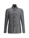 Dries Van Noten Men Wool And Linen Blazer