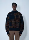 Dries Van Noten Men Wool-blend Sweater In Blue