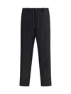 Dries Van Noten Belt Loop Casual Pants In Black