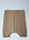 Dries Van Noten Men Zip-up Scarf In Brown