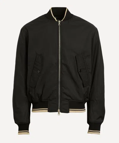 Dries Van Noten Mens Back Zip Bomber Jacket