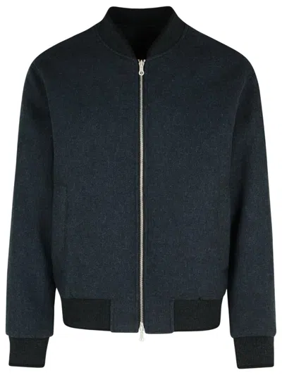 DRIES VAN NOTEN MEN`S BLACK COTTON BLEND REVERSIBLE JACKET, "VOLKER