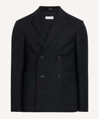 Dries Van Noten Mens Casual Wool Blazer