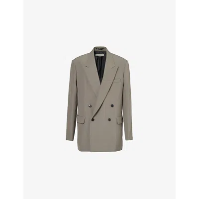 Dries Van Noten 'bishop' Blazer Featuring Notch Lapel In Gray