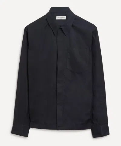 Dries Van Noten Mens Cotton Boxy Shirt